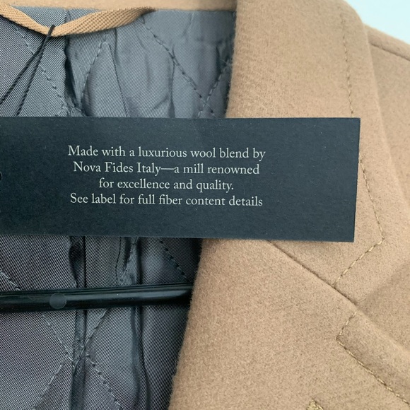 NEW Men’s Banana Republic Italian Wool Coat